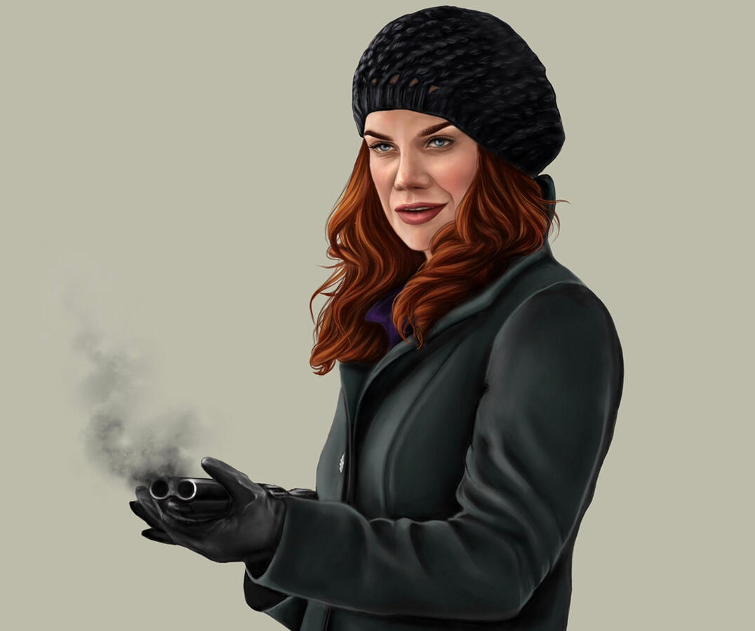 full render, half-body